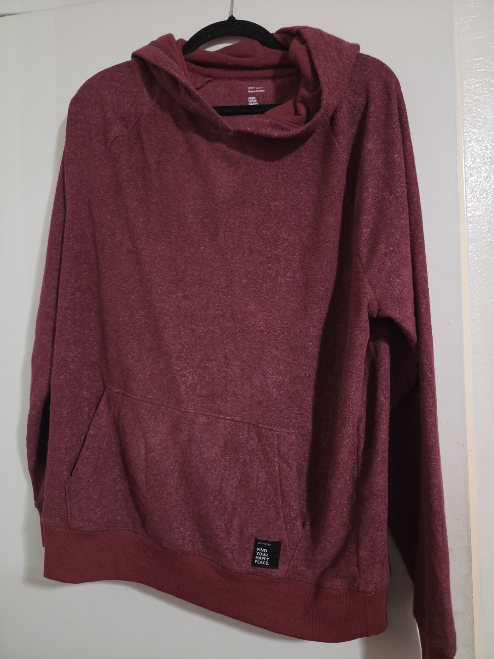 Gilly Hicks Deep Red Maroon Crew Sweatshirt